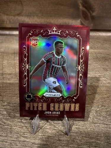 2025 Panini Prizm FIFA Club World Cup Jhon Arias Pitch Crowns RC Rookie