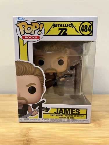Funko POP! Rocks Metallica James (72 Seasons) Vinyl Figure #484