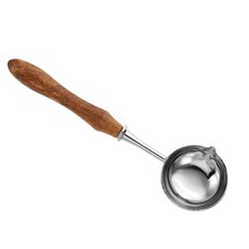 5" Wax Seal Spoon, Wax Sealing Melting Spoon, Silver/Wood