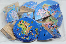 T.S. Shure Wooden Globe Puzzle - World Map, Animals, Rivers, Oceans - 3D Toy