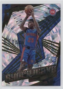 2023-24 Panini Revolution Shock Wave Fractal Marcus Sasser #18 Rookie RC