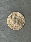 1884 Indian Head Cent Very Good Details Gold Plated Exact Coin Pictured #E44