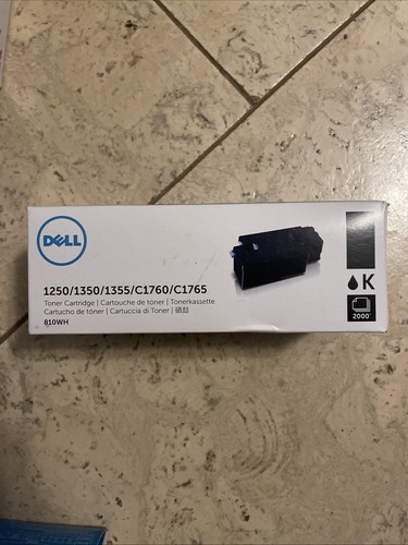 Original Toner DELL 1250c 1350cn C1765nf C1760nw / BLACK 593-11140 High Capacity
