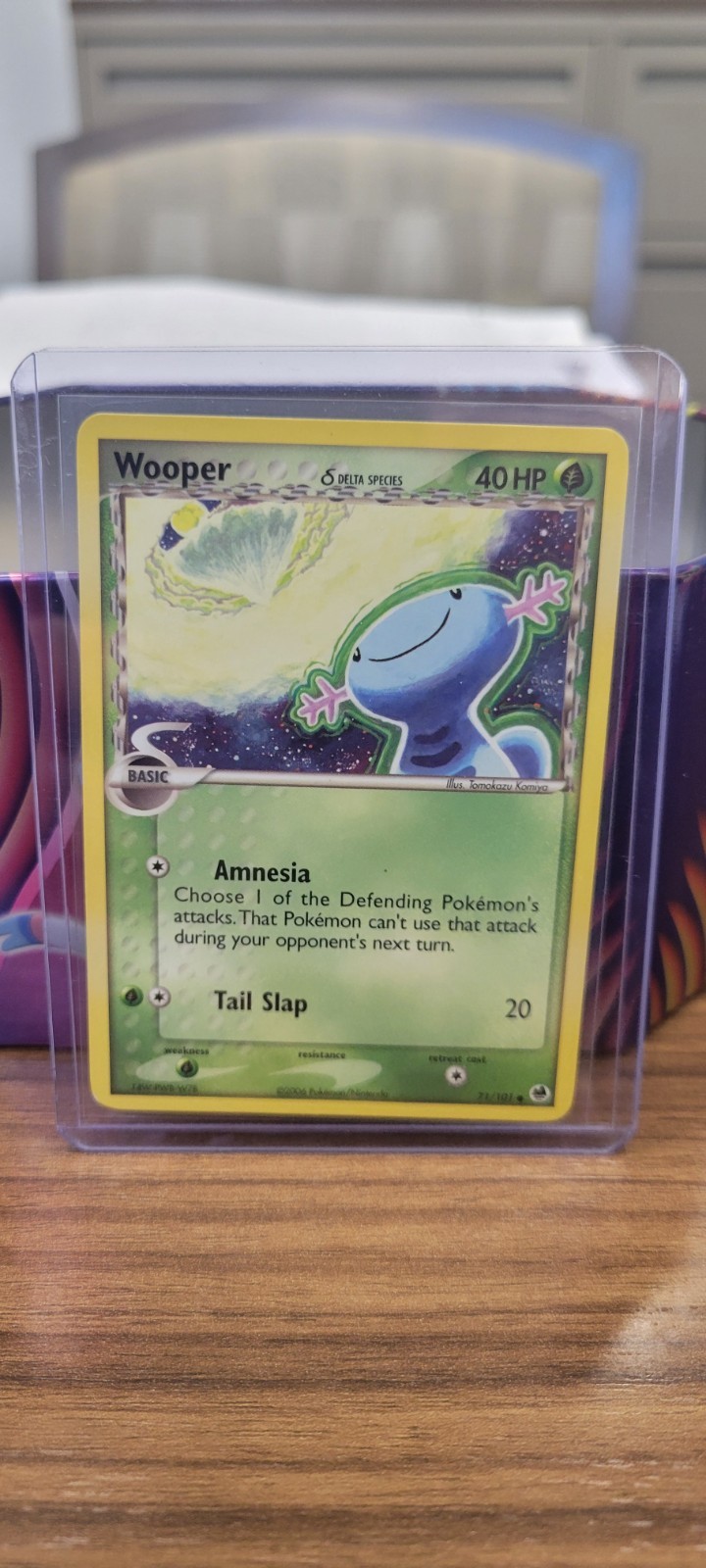 Wooper #71 -  Pokemon Dragon Frontiers - LP