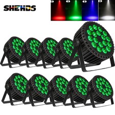 SHEHDS18x12W RGBW 4IN1 LED Aluminum Flat Par Lighting DMX Disco DJ Party Club