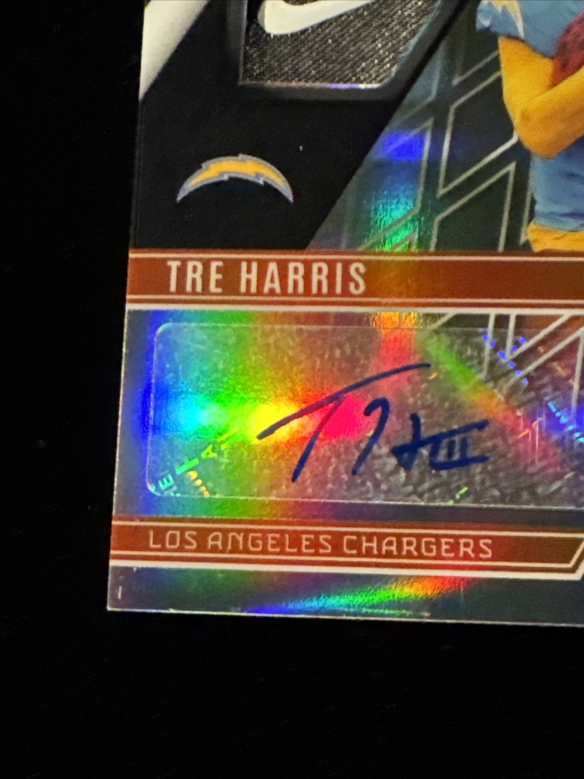 2025 Panini Phoenix Ascension RC Patch Autograph Tre Harris #’d 1/2 Nike Patch view 5