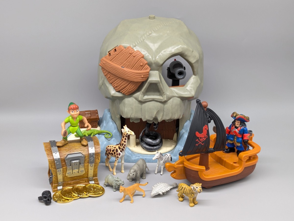 Mattel 2011 Disney Jake & the Never Land Pirates Peter Pan Skull