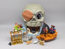 Mattel 2011 Disney Jake & the Never Land Pirates Peter Pan Skull Island Playset