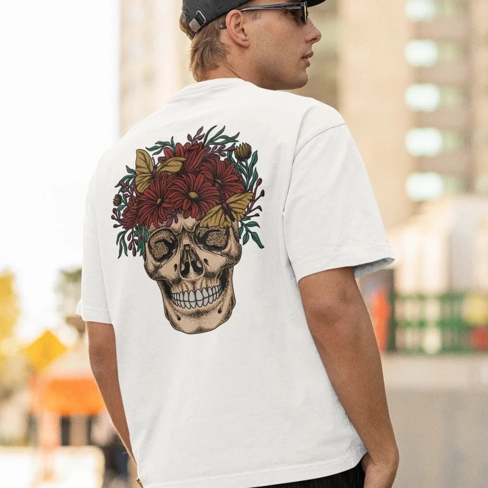 Men's Oversized streetwear back print T-Shirt