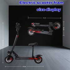 Folding electric scooter height adjustable with seat kye lock led lights brake