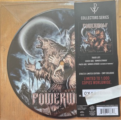 Powerwolf - Armata Strigoi Lim Picture 7'' Vinyl Single 1000 Worldwide NEU