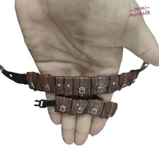 Unique 1/6 Scale Male Action Figure 12" Tactical Brown Pouch Belt Gift Soldier