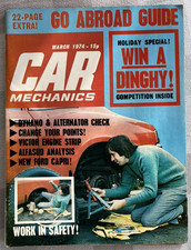 Car Mechanics March 1974, Alfa Sud, MGB, Vauxhall Viva Victor.
