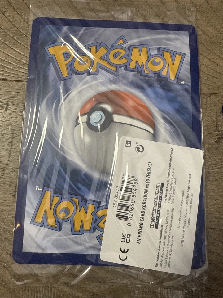 Koraidon ex 125/198 Jumbo Oversized Promo Stamped Scarlet Violet Sealed - Image 3 of 4