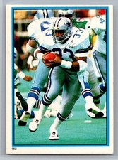 1985 Topps #183 Tony Dorsett Yearbooks Coming Soon Stickers