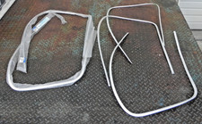 1972-73 Volvo P1800 Nosused Lot Window Trim 669261 669262 Stainless Chrome