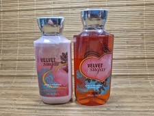 Bath  Body Works Velvet Sugar Body Lotion 8 oz  Shower Gel 10 oz Set  New