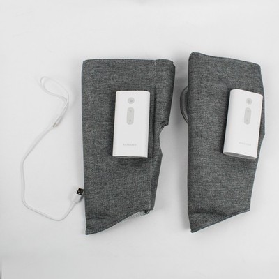 Set Of 2 Unbranded Portable Calf Massagers W/ Charging Cord Gray 5W 5V