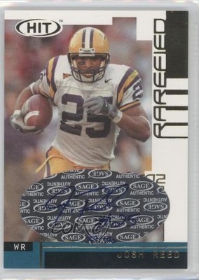 2002 SAGE Hit Rarified Gold 29/100 Josh Reed #H25 Rookie Auto RC t8i