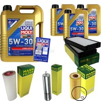 Mann Inspektionspaket 8L Liqui Moly Longlife 5W-30 FüR BMW X5 E70 3.0D