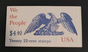 US Stamps Scott# BK162 We the People  1987  MNH P# 1112. Free Shipping!
