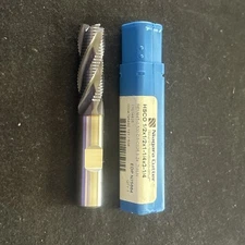 Niagara 1/2" x 1/2” x 1-1/4” x 3-1/4”  4 Fl Fine Cobalt TiALN Roughing End Mill