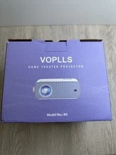 VOPLLS  N3 1080P Full HD Supported Mini Video Projector—Open Box
