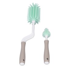 2 szt. Silikonowa szczotka do butelek Obrotowa 360 stopni Miękki ergonomiczny uchwyt Butelka C UK