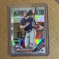 2019 1st Bowman Chrome Refractor Anthony Prato Twins