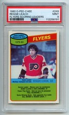 Reggie Leach 1980 O-Pee-Chee #249 Flyers Scoring Leaders PSA 9