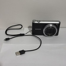 Samsung Camera WB350F Digital Camera Black With Battery Cable - TESTED READ