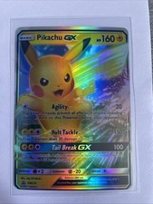 Pikachu GX SM232 - Black Star Promo - Ultra Rare Holo Pokemon Card Near Mint NM