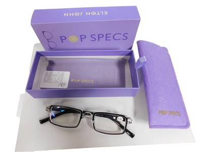 Elton John Pop Specs Reading Glasses  Bullet-200-Color Vnl, Power +2.00