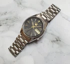 Seiko SKXY79 1997 Black Textured Sunburst Dial Retro Rare Vintage Automatic JDM
