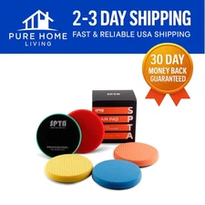 5Pc Buffing & Polishing Pad Set - 7.5 Inch Face for Professional Results