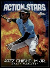 2023 Topps Chrome Update #ASC-30 Jazz Chisholm Jr. Action Stars Miami Marlins