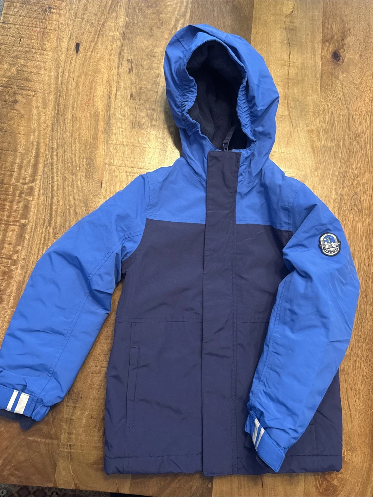 Lands End Squall Jacket Waterproof Fleece Lined Hooded Parka Size 5 NWT