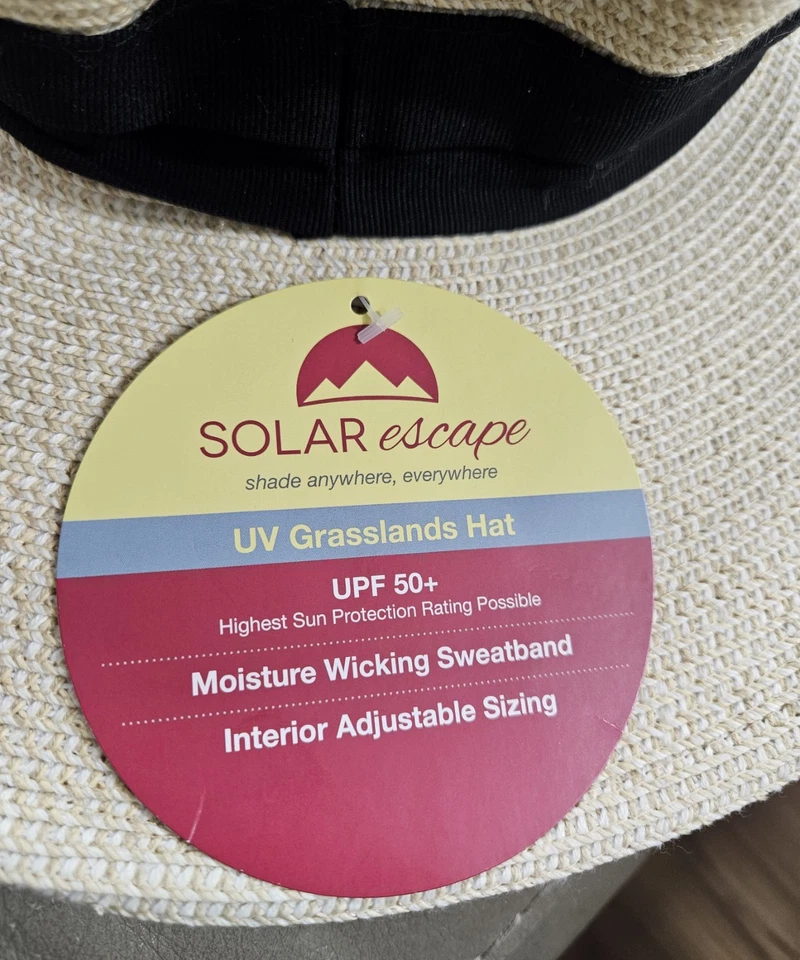 Sombrero Solar Escape Sun Fedora Protección UV, Talla Única, Ajustable Foto 4 de 4