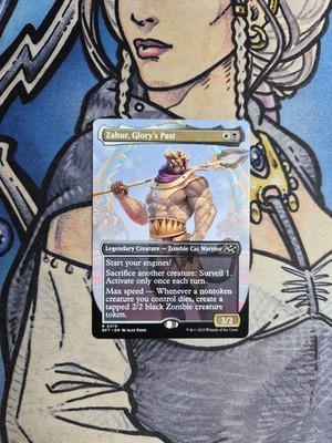 1x Zahur, Glory's Past Borderless - NM/M DFT Aetherdrift MTG Magic