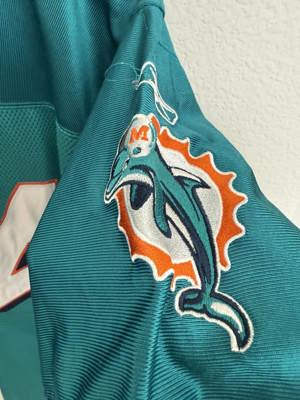 Miami Dolphins #24 jersey embroidered (M) thumbnail 3