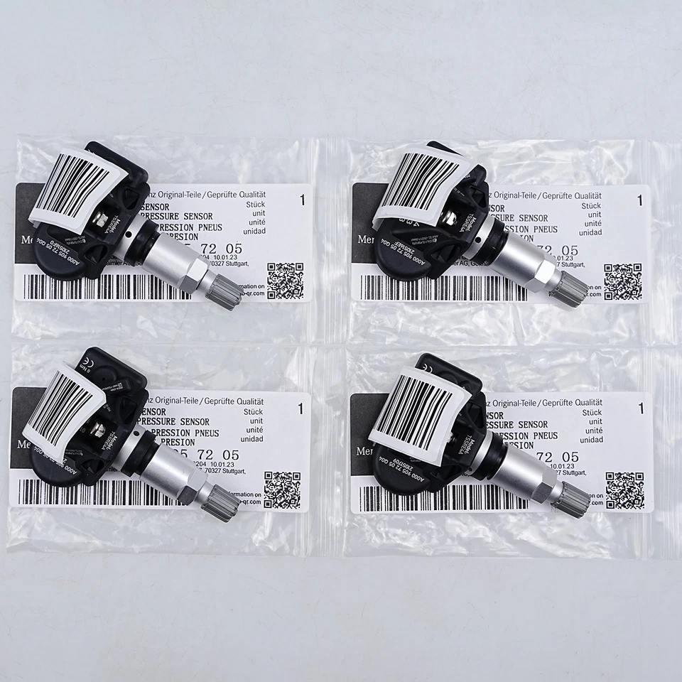 4Pcs A0009057205 Original Tire Pressure Sensors for MERCEDES-BENZ CLS450 TPMS Foto 2 de 4