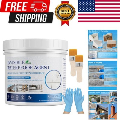 Invisible Waterproof Agent 17.6 Oz, Transparent Waterproof Coating Adhensive ...