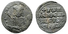 Constantine VII Porphyrogenitus, with Romanus I. 913-959. Æ Follis SB 1760