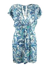 Lauren by Ralph Lauren Women's Fiesta Paisley Tunic Swim Top Cover-Up