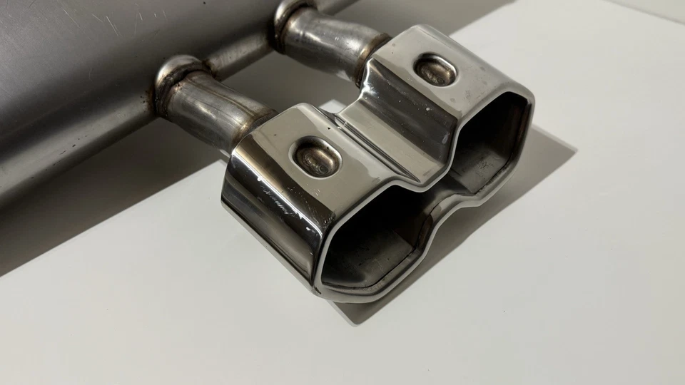 2013-2018 Ford Focus ST Oem Rear Muffler + Mid Pipe - Polished - FAST SHIPPING - Image 3 of 4