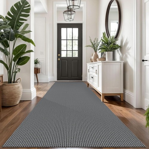 Tappeto Runner Lavabile Antiscivolo 2x6 piedi Fondo Gomma Boho Cotone Corridoio Cucina - Foto 32 di 109