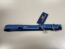 NEW Vineyard Vines Boys Whale Logo D-Ring Belt Size Large 31.5"