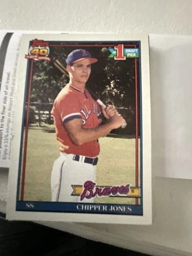1991 Topps - Chipper Jones #333 Collector's Edition (Tiffany) (RC)