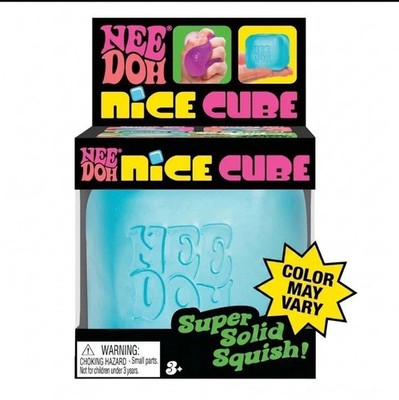 Nee Doh Nice Cube Squish Random Color (blue, purple, pink) BRAND NEW In Box