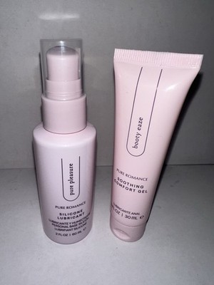 Ultimate Comfort & Pleasure Duo Pure Pleasure +Booty Eaze Pure Romance +free  